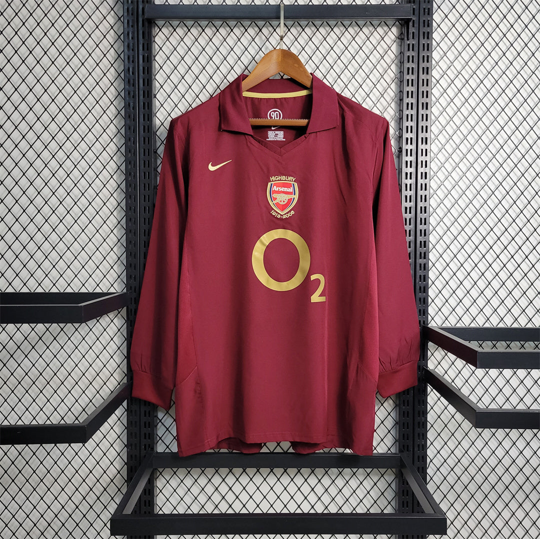 Arsenal domicile long 06/07